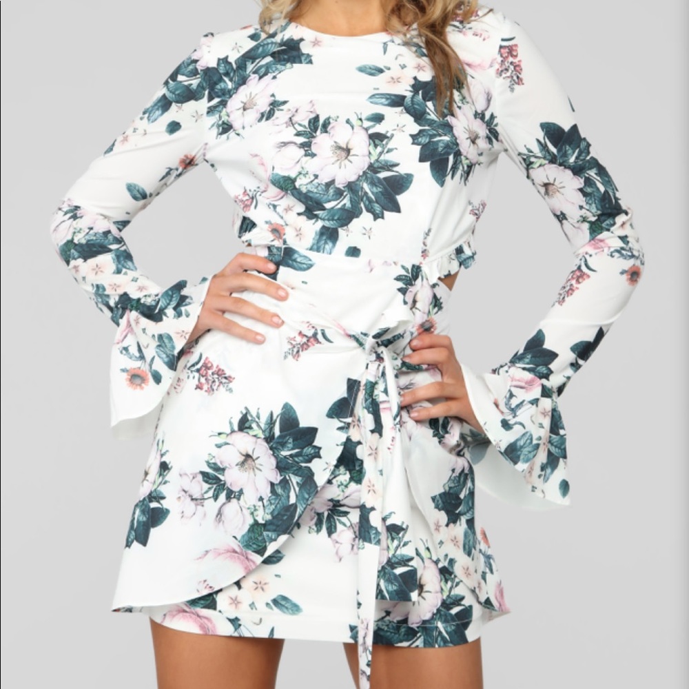 Floral mini dress